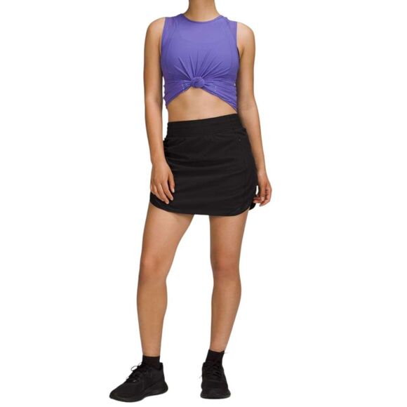 Lululemon Hotty Hot High-Rise Skirt *Long *Black - Picture 10 of 10